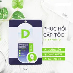 Mặt Nạ Foodaholic Vitamin D Renewal Hỗ Trợ Phục Hồi Tái Tạo Da - Giải Pháp Cho Da Mụn, Đổ Dầu, Độ Ẩm Hoàn Hảo, Hộp 10 Miếng