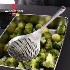 Muôi thủng Wagensteiger thép không gỉ chất lượng cao, tiện dụng cho bếp - Dùng trụng bún, vớt rau, ăn lẩu dễ dàng!