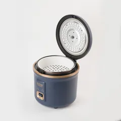 Nồi Cơm Điện Mini Bennix BN-010HC 1L - Thiết Kế Gọn Nhẹ, 2 Chế Độ Nấu, Phù Hợp Sinh Viên và Gia Đình Nhỏ, Màu Trắng Kem và Xanh Coban