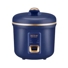 Nồi Cơm Điện Mini Bennix BN-010HC 1L - Thiết Kế Gọn Nhẹ, 2 Chế Độ Nấu, Phù Hợp Sinh Viên và Gia Đình Nhỏ, Màu Trắng Kem và Xanh Coban