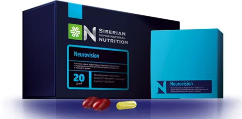 Viên uống Siberian Super Natural Nutrition Neurovision hỗ trợ não bộ và thị lực - Tăng cường trí nhớ, đặc biệt cho người trưởng thành