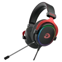 Tai Nghe Gaming Dareu EH925 Black Red RGB - Mic Liền, Âm Thanh 7.1, LED 16.8 Triệu Màu, Chất Lượng Cao Cho Game Thủ