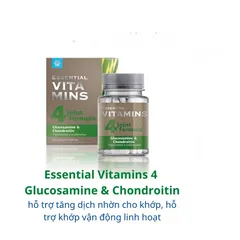 Viên uống Glucosamine Siberian Essential Vitamins 4 Joint Formula - Hỗ trợ xương khớp, tăng cường sức khỏe vận động - 60 viên
