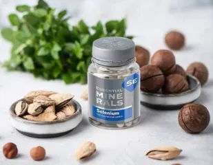 Viên uống tăng cường đề kháng Siberian Health Essential Minerals Selenium - Chiết xuất tự nhiên, hỗ trợ sức khỏe, 60 viên