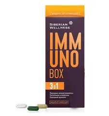 Viên uống tăng cường sức đề kháng Siberian Wellness Immuno Box - Hỗ trợ miễn dịch tự nhiên, bảo vệ sức khỏe hiệu quả cho người trưởng thành