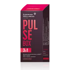 Viên uống Siberian Wellness Pulse Box - Tăng cường sức khỏe tim mạch với Omega-3 tự nhiên - Hỗ trợ điều hòa cholesterol cho người lớn