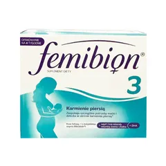 Vitamin tổng hợp Femibion 3 cho phụ nữ sau sinh - Hỗ trợ phục hồi sức khỏe, bổ sung DHA, Axit Folic và Canxi, 56 viên/hộp