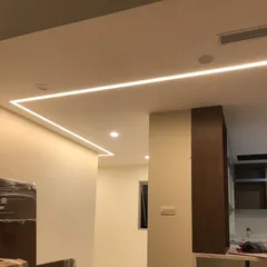 Thanh nhôm đèn LED U509 - Hỗ trợ lắp đặt âm tường, thiết kế nội thất hiện đại, chiếu sáng hiệu quả trong không gian nhỏ.