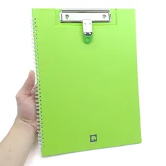 Bìa Trình Ký Đôi Gáy Lò Xo Elephant 1111A4 - Bìa Đựng Tài Liệu Văn Phòng Chất Liệu Nhựa Bền, Nhiều Màu Sắc Hồng, Xanh, Tím