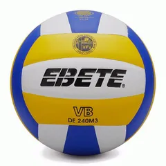 Bóng Chuyền Da PU Động Lực Ebete DE 240M3 - Quả Bóng Thi Đấu Chính Thức Tiêu Chuẩn VFV Cho Vận Động Viên