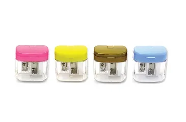 Combo 5 Gọt Bút Chì Master Cỡ 8 Có Nắp Đóng Mở - Dụng Cụ Học Tập Tiện Lợi, Thiết Kế Nhỏ Gọn, Lưỡi Kim Loại Sắc Bén