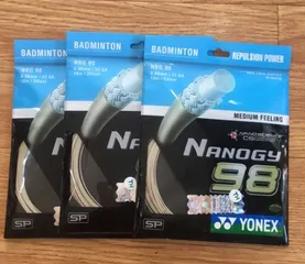 Dây Cước Căng Vợt Cầu Lông Yonex Nanogy 98 - Độ Bền Cao, Đường Kính 0.66mm, Chiều Dài 10m, Thích Hợp Cho Chơi Cầu Lông Chuyên Nghiệp