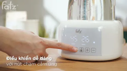 Máy Đun Nước Pha Sữa Điện Tử Fatzbaby Quick 12 Plus FB3504BH - Dung Tích 1.3L, Chức Năng Giữ Ấm, Màn Hình LED Cảm Ứng