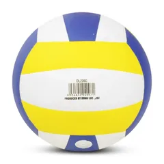 Quả Bóng Chuyền Da PU Động Lực DL 220C - Chất Liệu Bền Bỉ, Dùng Trong Nhà & Ngoài Trời, Phù Hợp Mọi Lứa Tuổi, Màu Xanh Vàng Năng Động