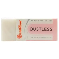 Set 10 Gôm Tẩy Bút Chì Dustless Quantum QE680-48 - Ít Bụi, Thiết Kế Nhỏ Gọn, Dễ Dàng Tẩy Xóa Vết Bút Chì, An Toàn Cho Trẻ Em