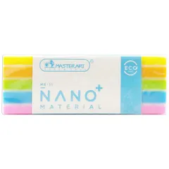 Set 10 Gôm Tẩy Màu Nano Masterart ME-11 - Gôm Học Tập An Toàn Cho Trẻ Em, Thiết Kế Tiện Dụng, Không Chất Độc Hại