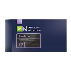 Viên Uống Hỗ Trợ Giấc Ngủ Siberian Super Natural Nutrition Stress Re.live - Giảm Căng Thẳng, Tăng Cường Tâm Trạng, Cải Thiện Giấc Ngủ