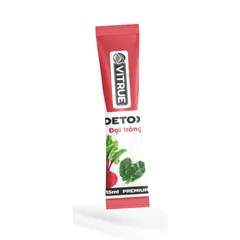 Tinh Chất Hỗ Trợ Thải Độc Vitrue Detox Đại Tràng - Hỗ Trợ Tiêu Hóa, Thanh Nhiệt, Dễ Uống, 14 Gói x 15ml