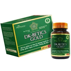 Viên Uống Hỗ Trợ Ổn Định Đường Huyết DK-Betics Gold - Chiết Xuất Dây Thìa Canh Tự Nhiên, Hỗ Trợ Người Tiểu Đường