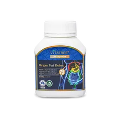 Viên uống Vitatree Organ Fat Detox - Hỗ trợ chuyển hoá chất béo, thải độc gan, giảm mỡ máu, sản phẩm chất lượng từ Úc, 60 viên