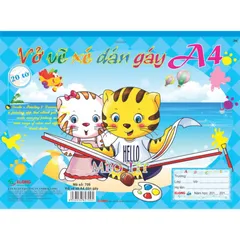 Vở Vẽ Xé Gáy A4 KLong MS 709 - Giấy Vẽ Mịn, Chống Lóa, 20 Tờ - Hỗ Trợ Vẽ Mỹ Thuật Cho Bút Màu & Sáp Màu
