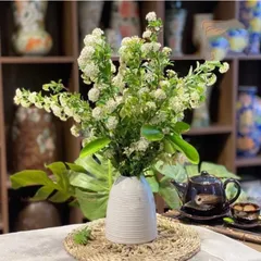 Bình Hoa Gốm Sứ Thủ Công Bát Tràng Dáng Chuông - Trang Trí Nhà Ở Tinh Tế, Độc Đáo, Phong Cách Hiện Đại
