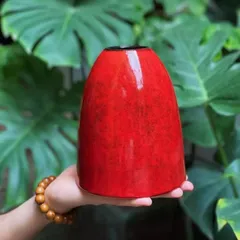 Bình hoa gốm Bát Tràng dáng chuông họa tiết trơn - Trang trí nhà cửa, cây cảnh nhỏ xinh, nhiều màu sắc, tinh tế