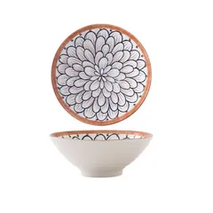 Bát Gốm Sứ Cao Cấp Viền Mây Kiểu Nón - Họa Tiết Độc Đáo, Chịu Nhiệt, Dùng Trong Lò Vi Sóng - Sản Phẩm Bát Tràng Chính Hãng