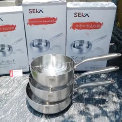 Chảo inox nguyên khối Seka 5 lớp sâu lòng - Dùng cho mọi loại bếp, chiên xào tiện lợi, chất lượng cao cấp, bền bỉ và an toàn sức khỏe.