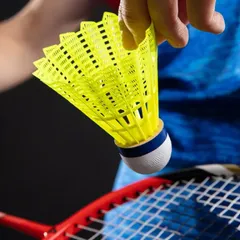 Hộp 6 quả cầu lông Agnite Nylon Siêu Nhẹ và Bền - Màu Trắng Vàng, Dụng Cụ Thể Thao Chất Lượng Cao, Dễ Điều Khiển