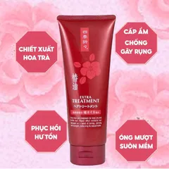 Kem ủ tóc hoa trà Kumano Tsubaki Extra Treatment 230g - Phục hồi tóc hư tổn, cấp ẩm, mềm mượt, dưỡng tóc hiệu quả
