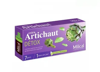 Nước Uống Detox Gan Milical Extra Artichaut - Giải Độc, Thanh Lọc Cơ Thể, Hỗ Trợ Giảm Cân Từ Hoa Atiso và Táo - 7 Ngày Sử Dụng