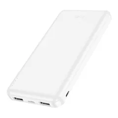 Pin Sạc Dự Phòng Hoco J100 10000mAh Sạc Nhanh 2.0 - Thiết Kế Nhỏ Gọn, Tích Hợp 2 Cổng USB, An Toàn Chống Cháy Nổ