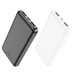 Pin Sạc Dự Phòng Hoco J100 10000mAh Sạc Nhanh 2.0 - Thiết Kế Nhỏ Gọn, Tích Hợp 2 Cổng USB, An Toàn Chống Cháy Nổ