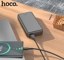 Pin Sạc Dự Phòng Hoco J100 10000mAh Sạc Nhanh 2.0 - Thiết Kế Nhỏ Gọn, Tích Hợp 2 Cổng USB, An Toàn Chống Cháy Nổ