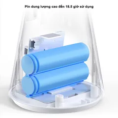 Quạt Tích Điện Mini Để Bàn Xiaomi Mijia ZMYDFS01DM - 4 Tốc Độ Gió, Pin 4000mAh, Thiết Kế Nhỏ Gọn, Động Cơ DC êm ái