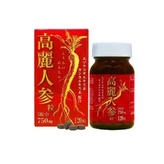 Viên uống nhân sâm Korai 750mg Nhật Bản - Tăng cường sức khỏe, giảm mệt mỏi, hỗ trợ trí nhớ và miễn dịch, 120 viên