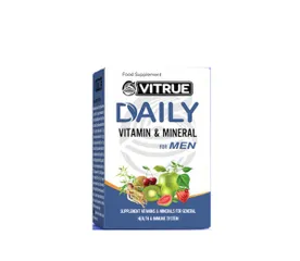 Viên Uống Vitamin Tổng Hợp Vitrue Dành Cho Nam – Bổ Sung Khoáng Chất Thiết Yếu, Tăng Cường Sức Khỏe và Đề Kháng
