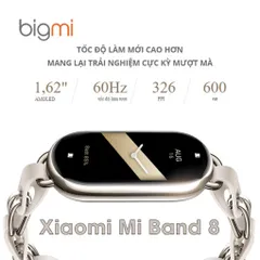 Vòng Đeo Tay Thông Minh Xiaomi Mi Band 8 - Màn Hình AMOLED 1.62 inch, Theo Dõi Sức Khỏe, 150 Môn Thể Thao, Kháng Nước 5ATM