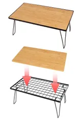 Bàn Gấp Gọn AoTu AT6729 - Bàn Cắm Trại Hợp Kim Nhôm Siêu Nhẹ, Dễ Dàng Mang Đi, Chịu Lực Tốt Cho Mọi Chuyến Picnic, Dã Ngoại