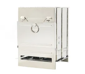 Bếp Nướng Ngoài Trời Gấp Gọn CLS Bằng Thép Không Gỉ Có Túi Đựng - Đồ Dùng Cắm Trại Đa Năng Cho Chuyến Dã Ngoại Hoàn Hảo