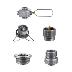 Bộ 5 Đầu Nối Sang Chiết Bình Gas Du Lịch CampingMoon Z13M, Z20, Z10, Z22, Z15 - Chất Liệu Nhôm Bền Chắc Cho Cắm Trại Dã Ngoại
