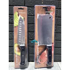 Dao làm bếp đa năng Lock&Lock Santoku CKK920/CKK921 - Lưỡi thép không gỉ, tay cầm ABS chắc chắn, cho chế biến món ăn dễ dàng và an toàn