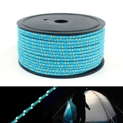 Dây Phản Quang 50m - Dây Buộc Lều Cắm Trại & Dây Phơi Chắc Chắn, Dễ Nhận Diện Ban Đêm, Chất Liệu Polyester Bền Bỉ