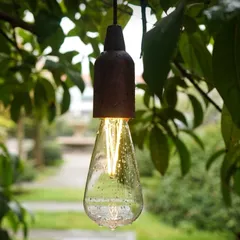 Đèn LED Dây Kéo Trang Trí Dã Ngoại Dùng Pin - Kiểu Đèn Treo Chống Nước, Thích Hợp Cắm Trại và Picnic