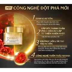 Mặt Nạ Tóc Tsubaki Cao Cấp 180g - Phục Hồi Hư Tổn, Giảm Gãy Rụng, Công Nghệ Thẩm Thấu Nhanh, Dầu Hoa Trà Nhật Bản