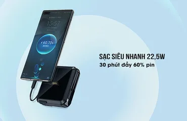 Sạc Dự Phòng Đa Năng Remax RPP-276 15000mAh - Thiết Kế Nhỏ Gọn, Chân Cắm AC, 2 Cổng USB & Type C, Phù Hợp Mọi Thiết Bị