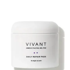 Tẩy Da Chết Vivant Skincare Daily Repair Pads - Lọ 60 Miếng Dành Cho Da Mụn, Kiểm Soát Dầu & Trẻ Hóa Da