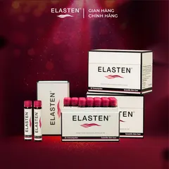 [Hàng nhập khẩu] Collagen Elasten Dạng Nước Chính Hãng Đức - Hỗ Trợ Trẻ Hóa, Tái Tạo Da, 28 Ống, Giúp Làn Da Căng Bóng, Tươi Trẻ