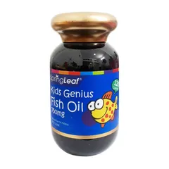 Dầu Cá Bổ Mắt Cho Bé SpringLeaf Kids Fish Oil - 120 Viên Omega 3 DHA Hỗ Trợ Thị Giác và Phát Triển Trí Não Cho Trẻ Từ 1 Tuổi